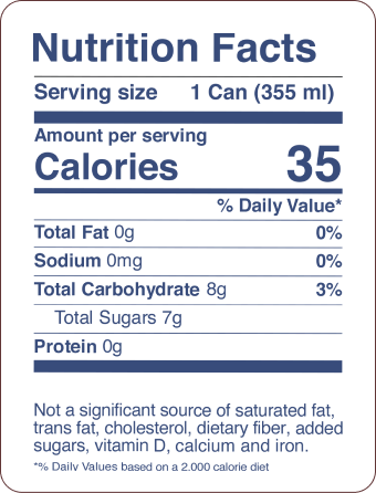 nutrition facts